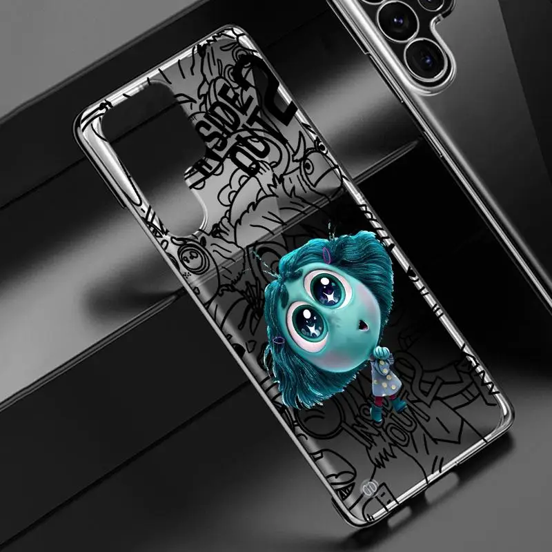 Disney Inside Out Vice Mente phone case for Samsung Galaxy S24 s23 Ultra FE cases s20 s21plus s22 borderless cooling clear funda