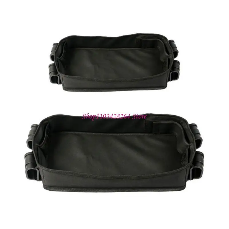 

Поднос для хранения дорожных колясок с надежным подстаканником и карманами для хранения вещей для детей, незаменимый органайзер