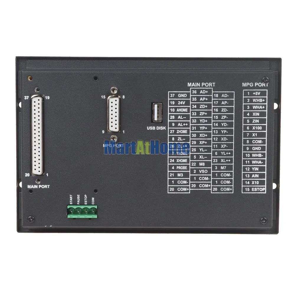 3/4 Axis 500Khz CNC Motion Controller DDCS V3.1 Offline Operate support G code with 4GB USB Flash Disk English Russia