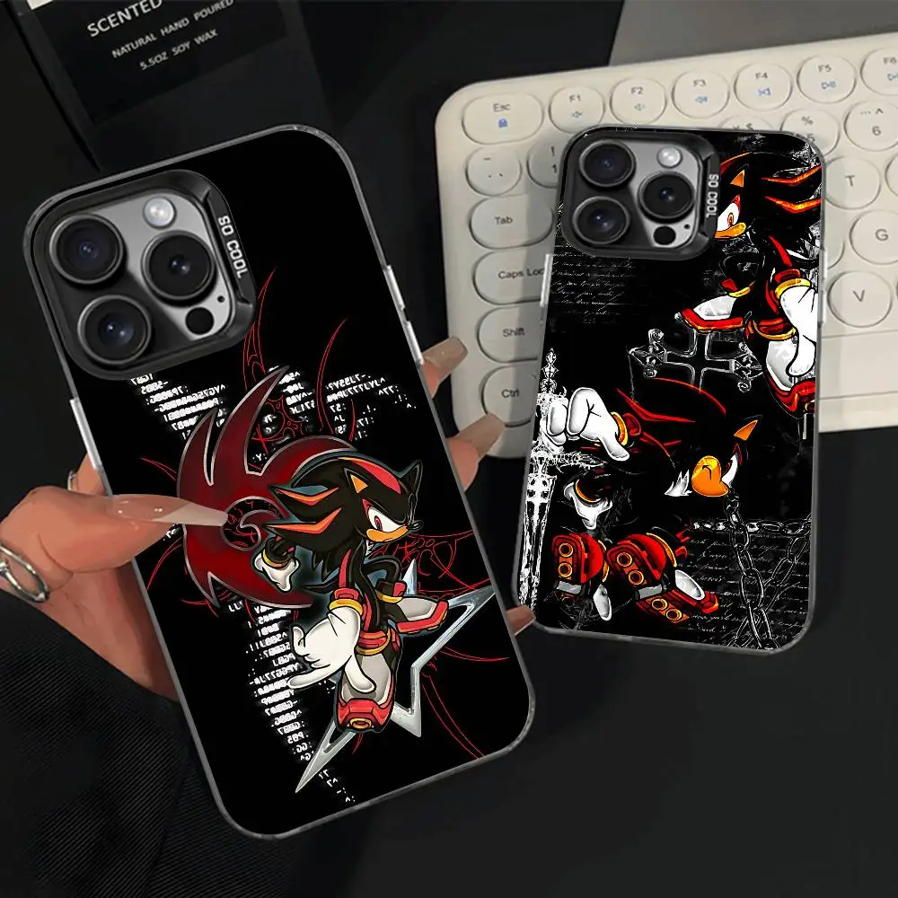 

S-ShadowS H-HedgehogS Phone Case For iPhone 15,17,12,14,13,16,11,E,Max,Plus,Air,Pro,Mini Matte Protect Cover