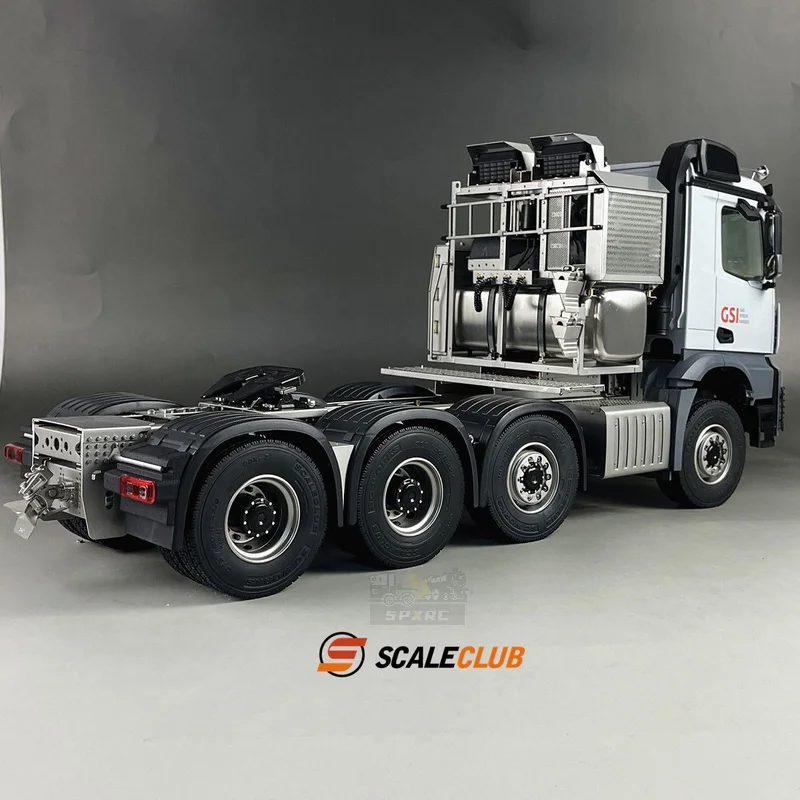 Model Scaleclub 1/14 dla Mercedes-Benz niski dach AROCS 3363 8x8 ciężki holowanie nieporęczny Transport dla Tamiya Scania MAN Benz części