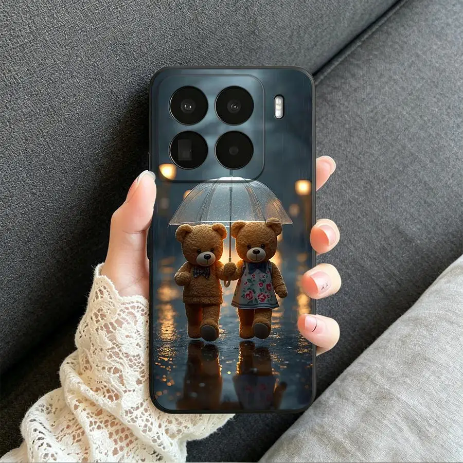 Bear Couple Umbrella Case for Xiaomi Poco X8 Pro Max F6 X3 F5 X5 M7 C85 X4 X7 F8 Ultra C71 F7 Phone Cover F4 view 2