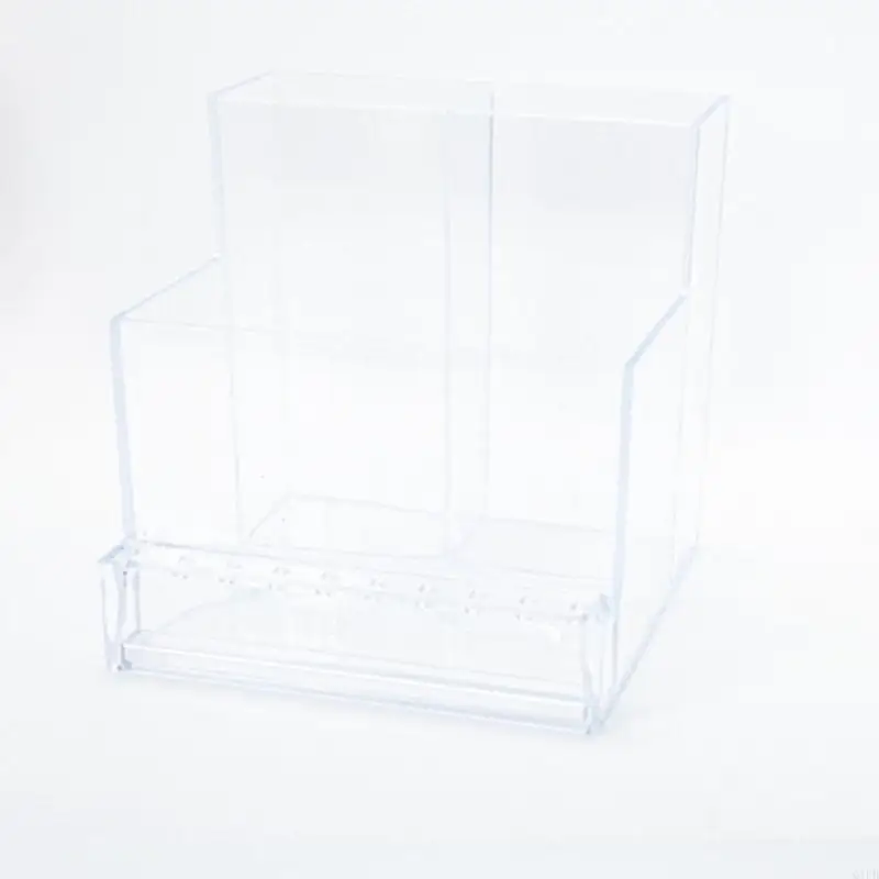 

Q1FB Drill Drill Bint Box Box Drill Drill Displayer Держатель корпус прозрачный шлифование для ногтей.