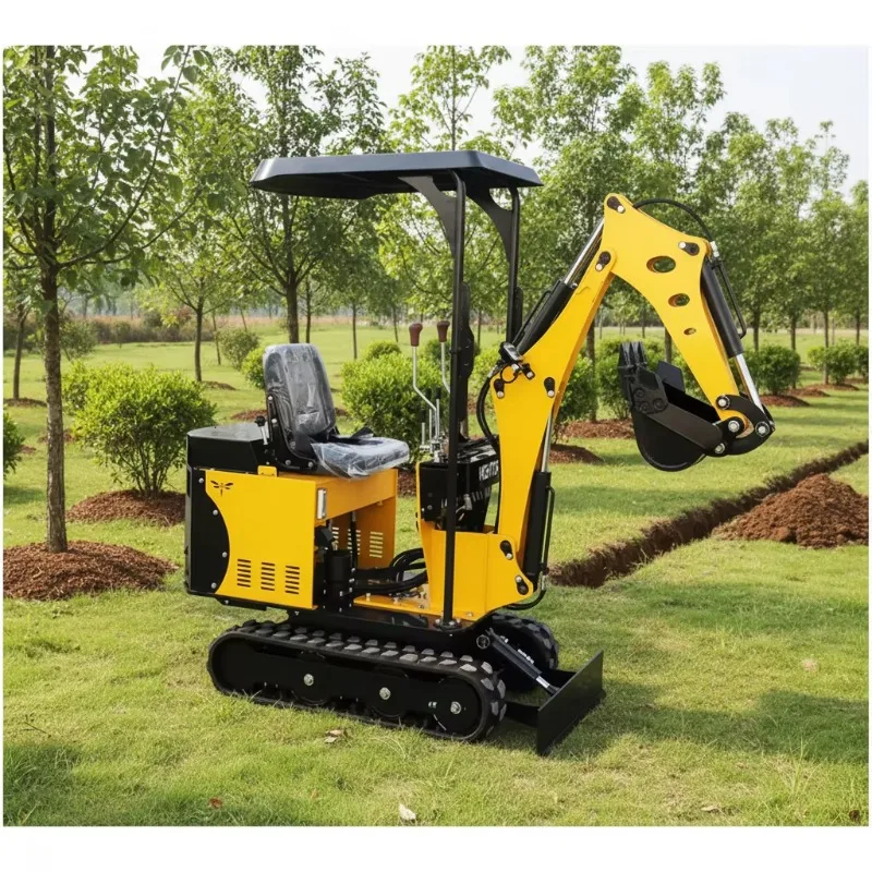 

Компактный гидравлический экскаватор 0,8 тонны, мини-экскаватор для фермерских работ и ландшафтного дизайна, высокое качество