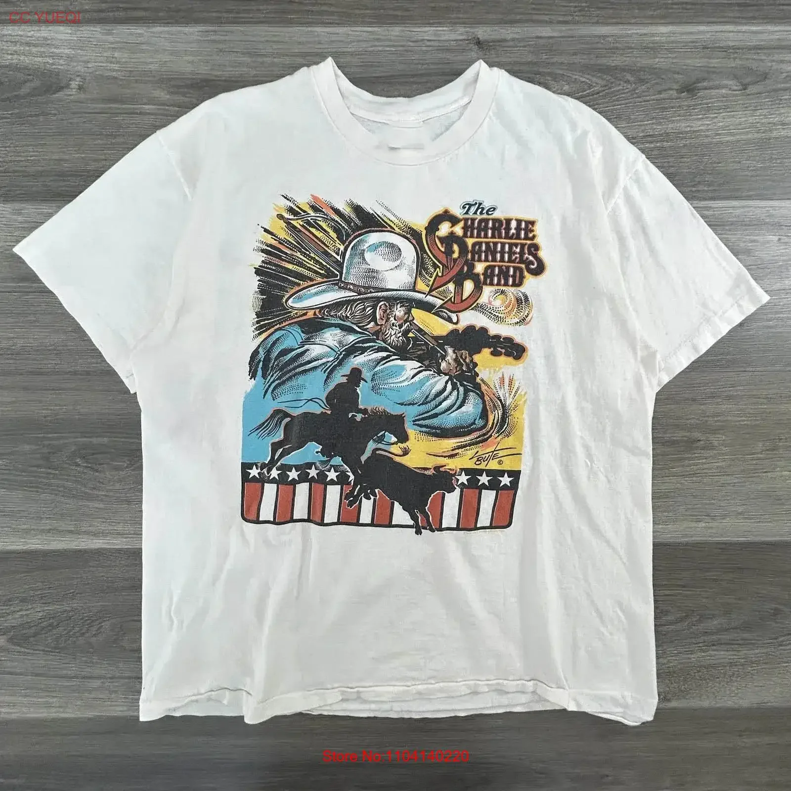VTG Charlie Daniels Band Country Music Cotton White S 5XL T Shirt TT271 vintage Washed Top For Everyday Wear Soft graphic