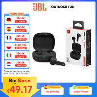 JBL Wave Flex Wireless Bluetooth Earphones TWS Wireless Earbuds JBL Deep Bass Sound Long Battery Life JBL Earphones