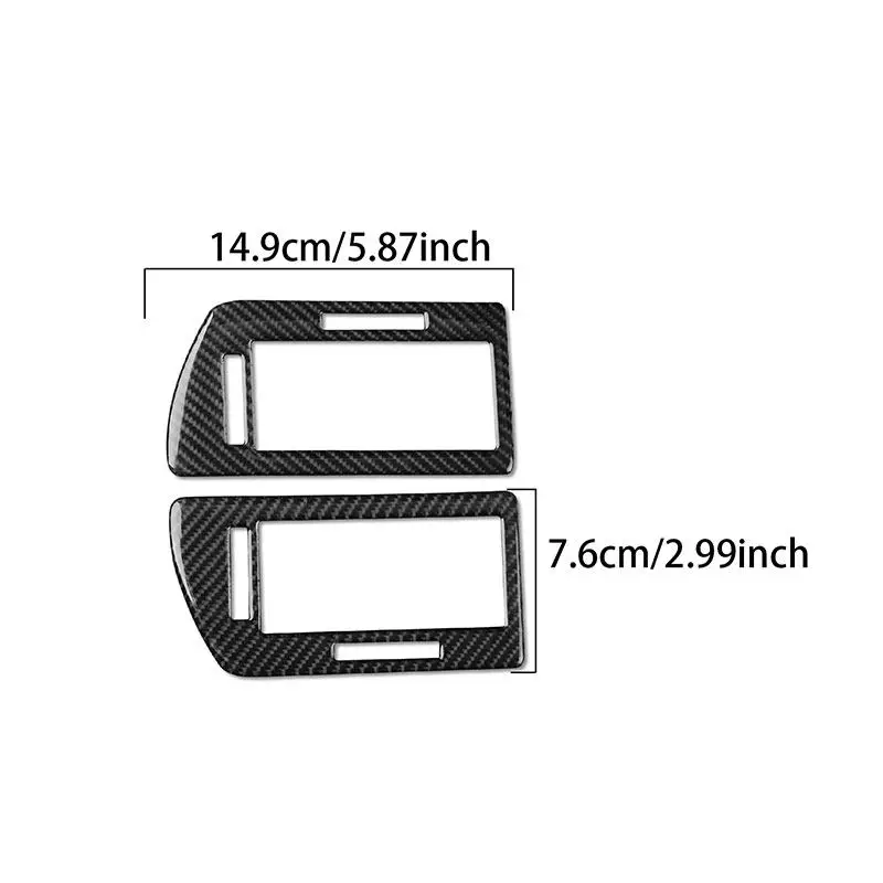 For Opel Astra H MK5 2004 2005 2006 2007 2008 2009 2010 Car Accessories Dashboard Panel Side Air Outlet Vent Frame Sticker Trim - view 6
