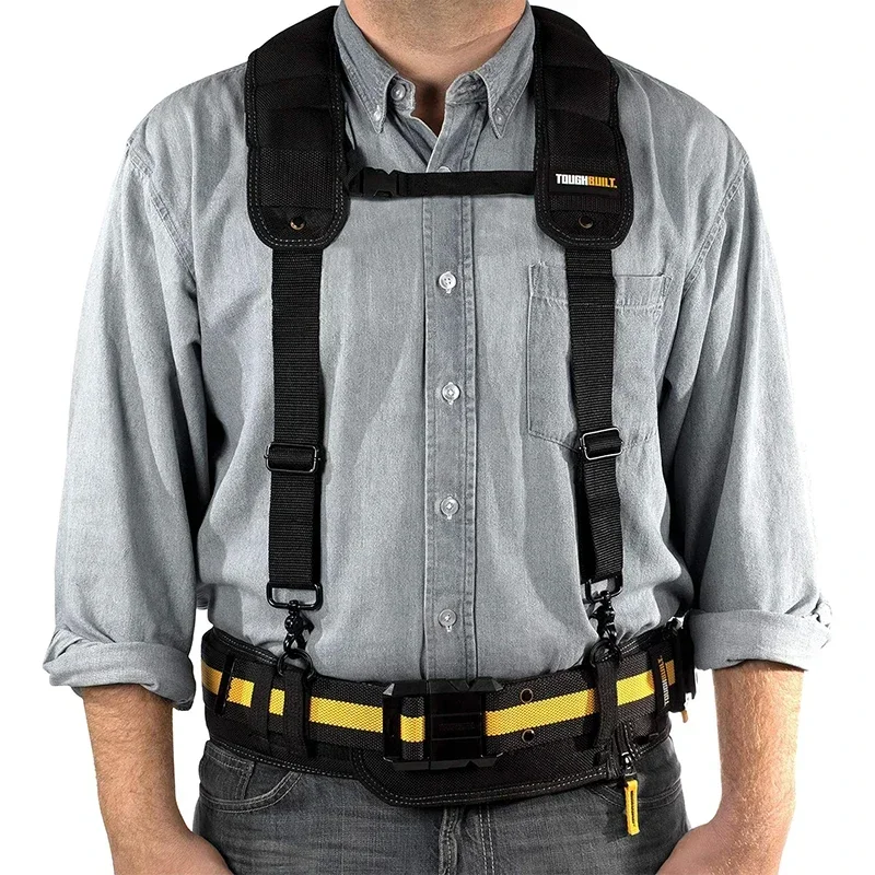 TOUGHBUILT TB-CT-51 Padded Suspenders Old Universal Construction Shoulder Strap (without Hanging Belt D-ring) Tool Accessories