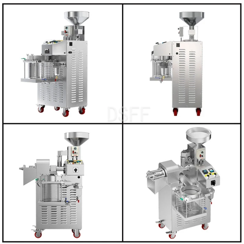 Commercial Fully Automatic Stainless Steel Oil Press Vacuum Filtration Peanut Coconut Oil Press