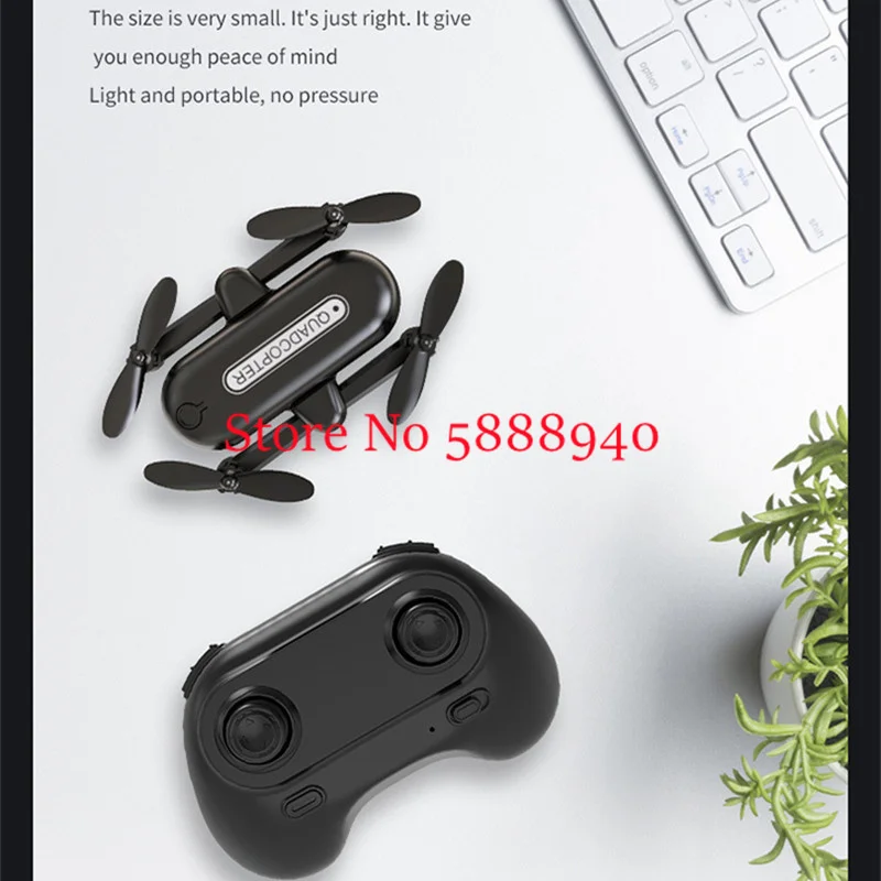 4K HD Dual Camera Mini Portable WIFI FPV Remote Control Helicopter 2.4G Land Air Dual Mode Optical Flow App Control RC Drone Toy