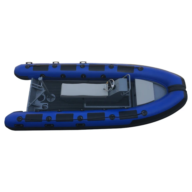 16ft Semi-rigid Rhib 480 Aluminum RIB Hypalon/PVC Inflatable Boat For Sale