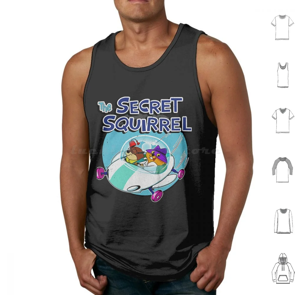 

Secret Squirrel Tank Tops Vest Sleeveless Secret Squirrel