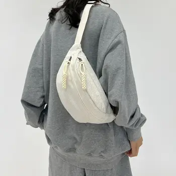 男女通用腰包手提包肩腰包尼龍臀包袋鼠臀包肚兜香蕉形老公包 8 最佳銷售 女性腰包 - №4