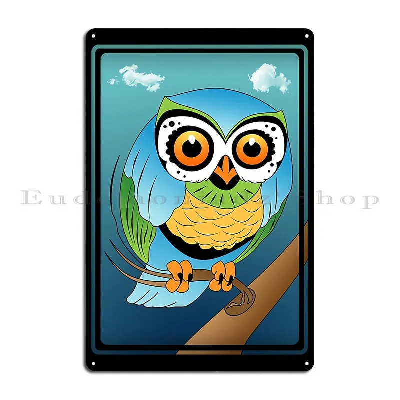 Owl 2 Mark Ashkenazi Transparent Metal Sign Party Iron  Customize Bar Cave Design Tin Sign Poster