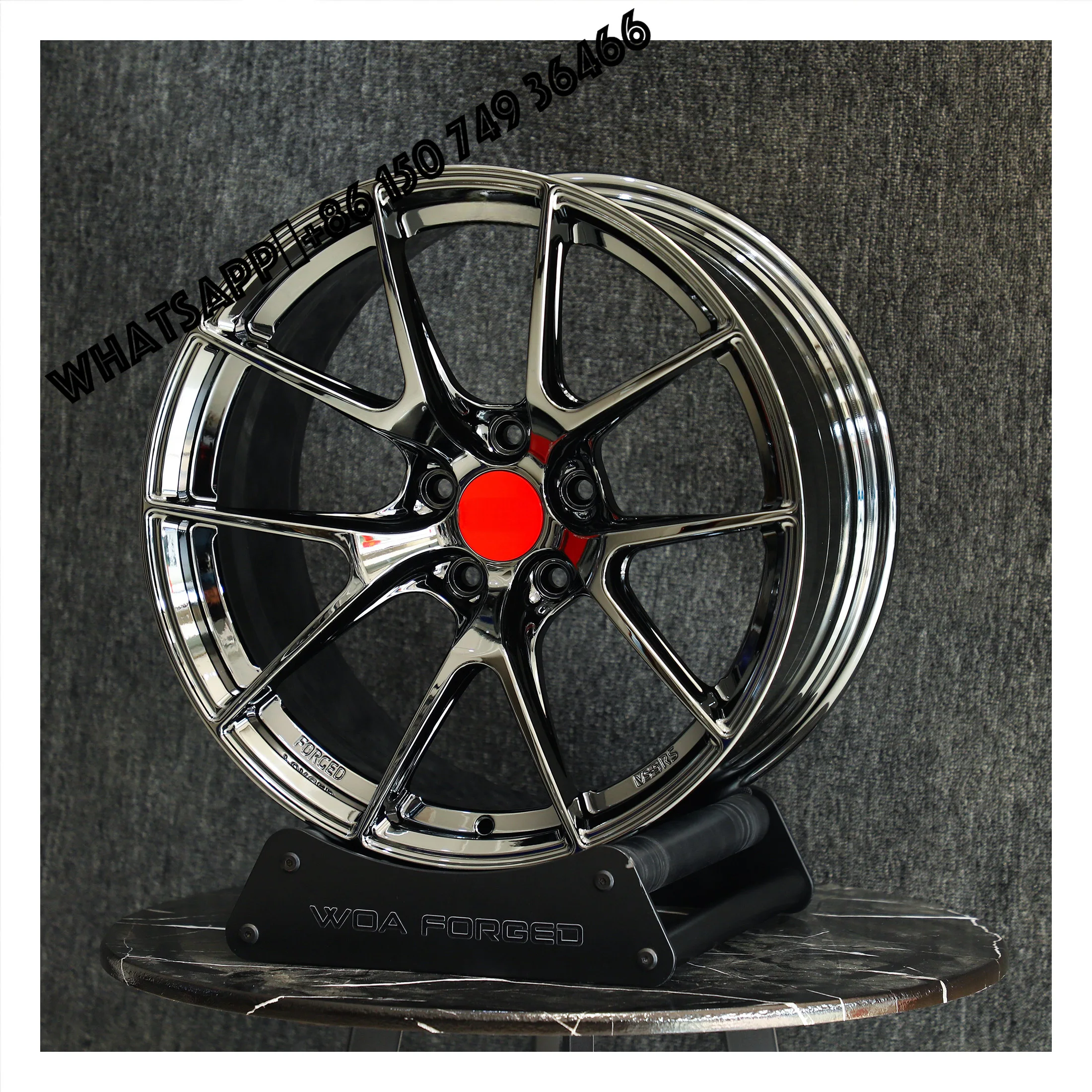 

Customized 6061T6 VS-5RS 18-22 Inch Forged Aluminum Rims Muscular Design Chrome Polished Car Wheels Low Weight Fit 5x114.3 5X120