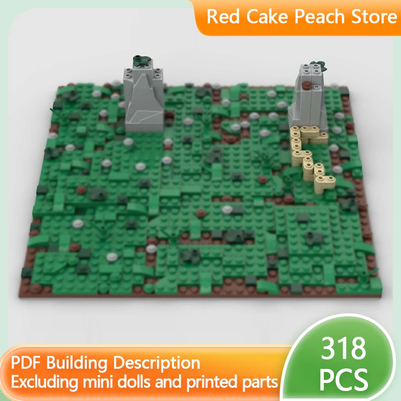 

City Street View Model MOC Building Bricks Rocks Battle Plate Modular Technology Children Holiday Gifts Assemble Toys Suit