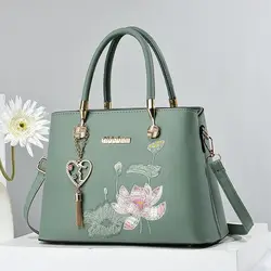 National Style Female Bags For Women New Embroidery Multi Layered Single Shoulder High End Large Capacity Practical Handbag