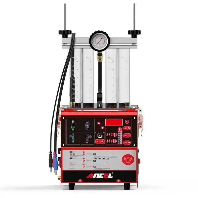 

New Ultrasonic cleaning resistance leakage injection flow test of the PU 4 cylinder injector cleaner