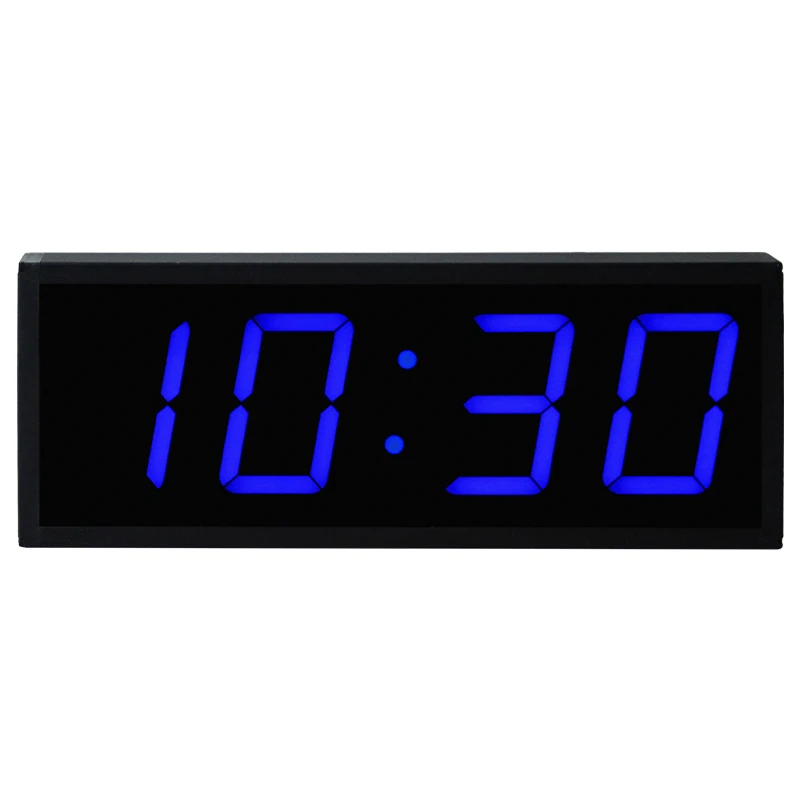 

Беспроводные цифровые настенные часы CHEETIE CP018 LED с 7-сегментным дисплеем, 4 дюйма, многофункциональные, синие, для школы и дома