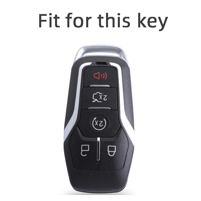 TPU Car Remote Key Case Cover Shell Fob Holder Keychain For Ford Fusion Mondeo Mustang F 150 Explorer Edge 2015 2016 2017 2018