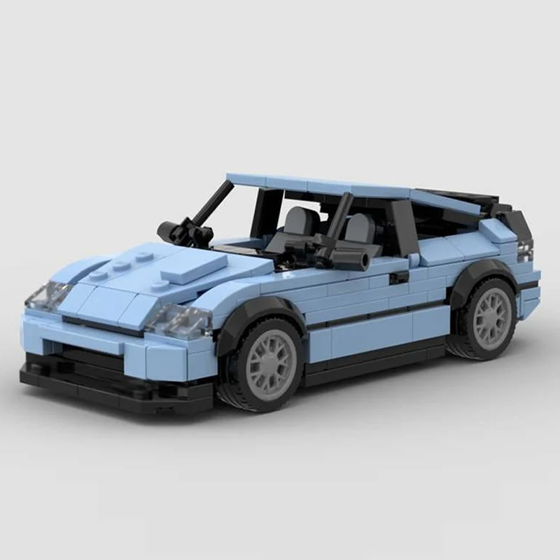 Geschwindigkeit Racing Auto Modell MOC Bausteine CRX Top Tier Sport Auto Modulare Technologie Geschenke Urlaub Montieren Kinder Spielzeug Anzug