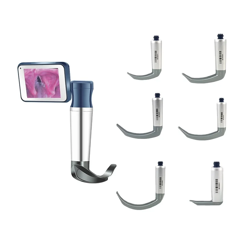 

BESDATA High Quality Safety Video Laryngoscope with 6 Blades Type-C USB for Clinical Anesthesia