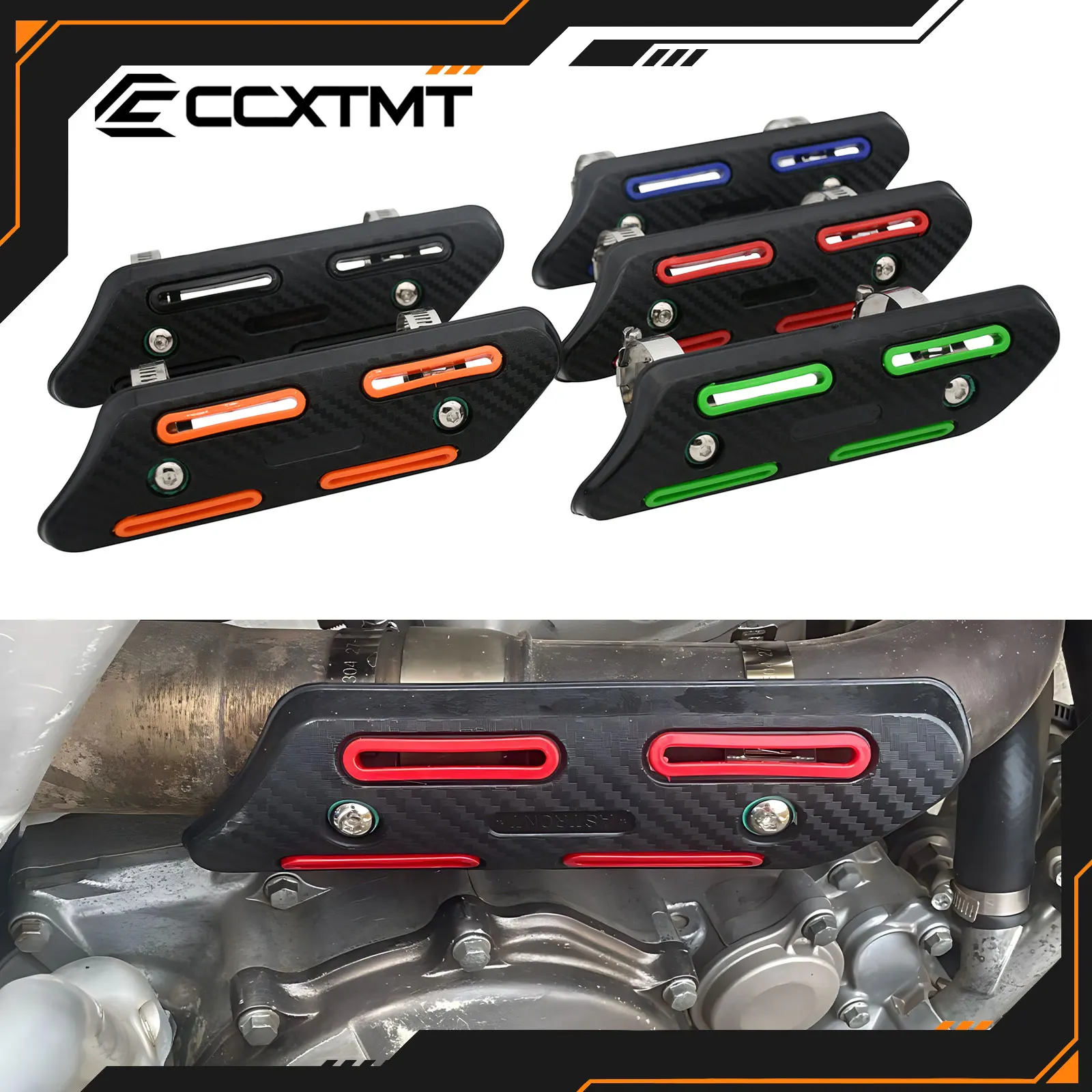 For Yamaha YZ250F YZ450F WR250F WR450F YZF WRF 250 450 4 Stroke Motorcycle Exhaust Heat Shield Cover Guard For KTM Honda Sherco