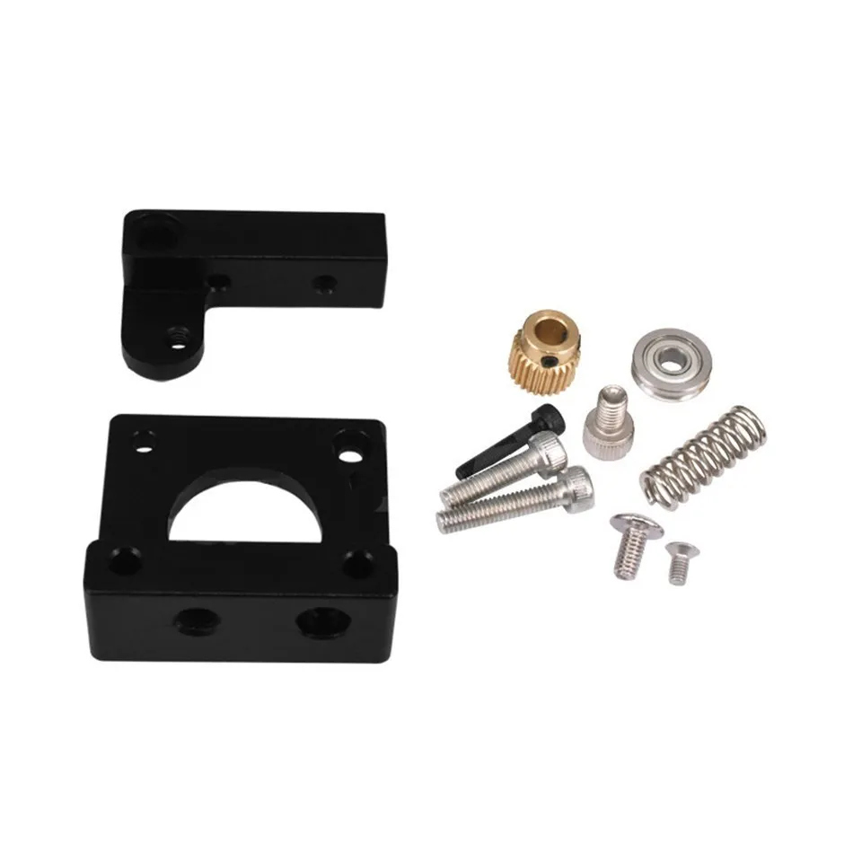 MK8 Extruder Aluminum Block DIY kit,  Dedicated Single Nozzle, Extrusion Head Aluminum Block For 3D Pinter