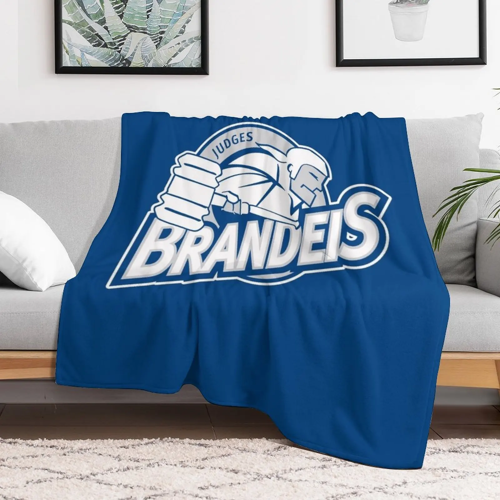 Brandeis University Throw Blanket Summer Giant Sofa Soft Beds Blankets