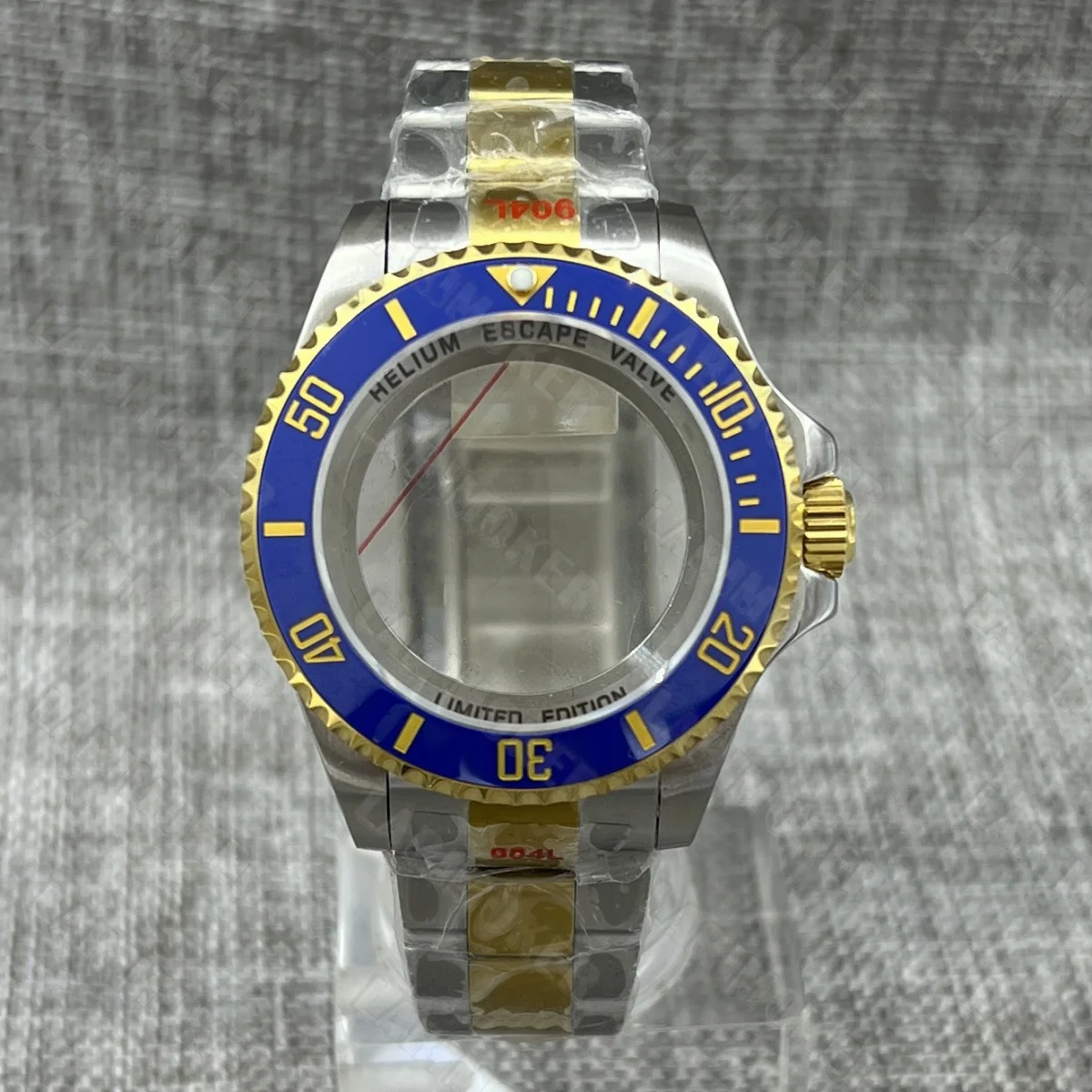 43mm 시계 케이스 NH34 NH35 ETA2824 PT5000 Mingzhu Miyota 무브먼트 용 세라믹 베젤 사파이어 크리스탈 스테인레스 스틸 스트랩