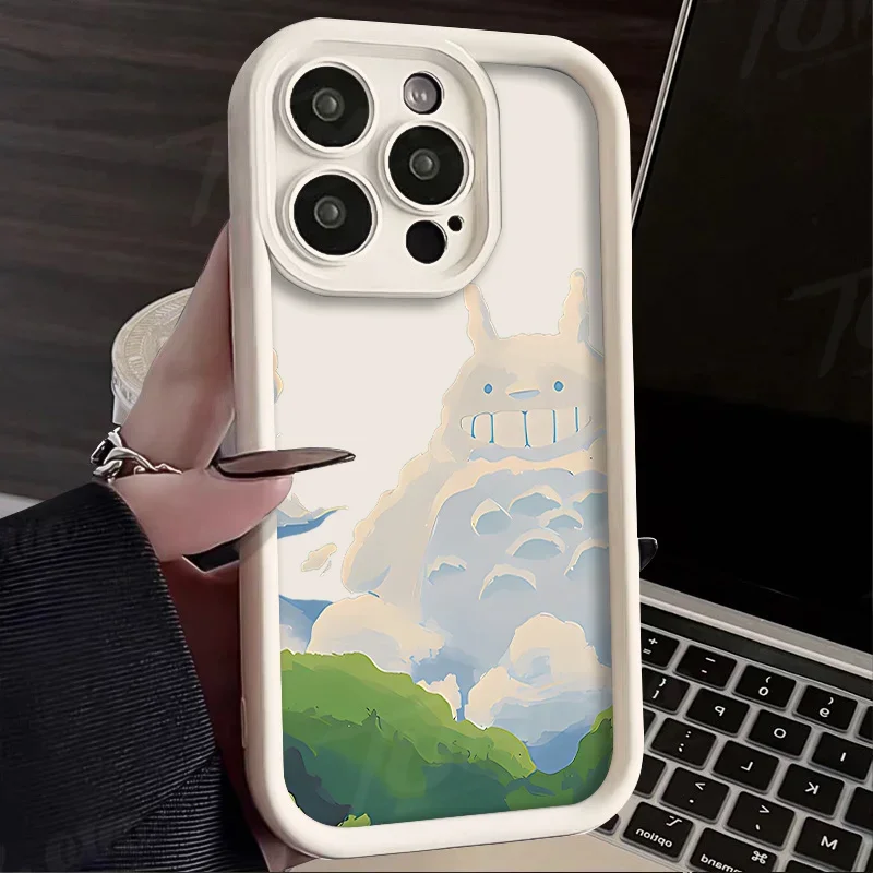 Cloud Animal Bumper Cover For iPhone 15 Pro Max 14 13 12 11 ProMax X XS XR 7 8 Plus SE 2020 Case Candy Silicone Soft Phone Cases