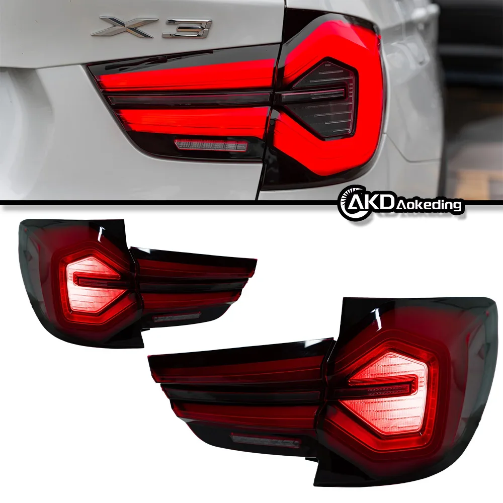 For BMW X3 10-17 years tail light assembly F25 running tail light modification and upgrade LED running light racing