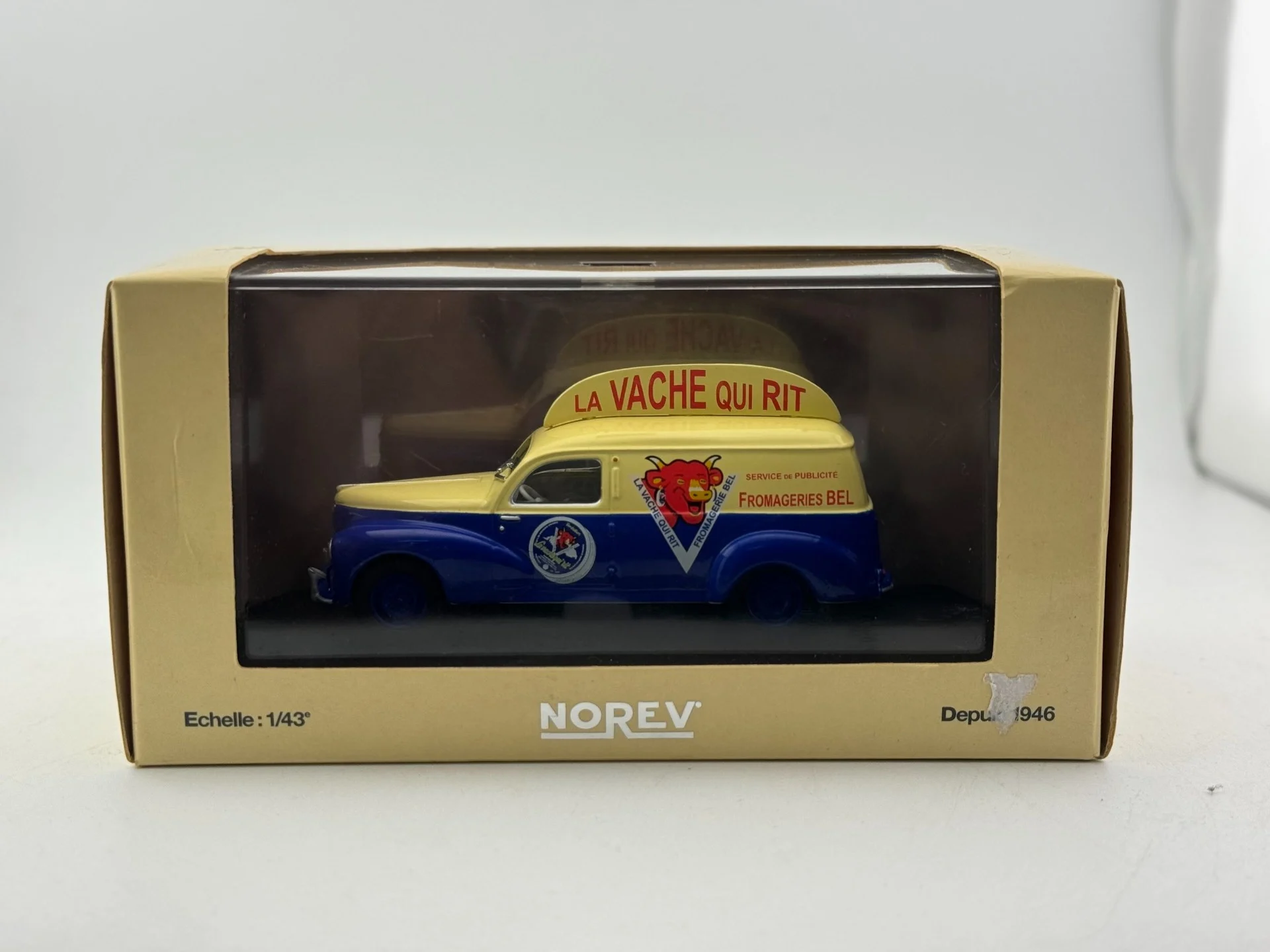 

Diecast Norev 1/43 Scale Opel 403 Van Laugh Alloy Car Model