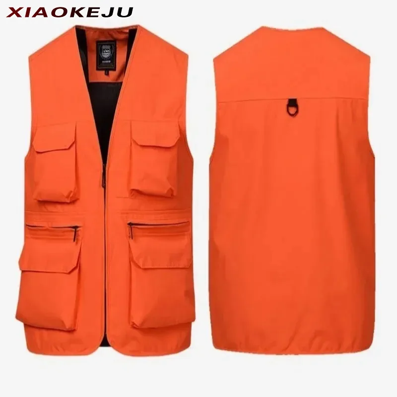 

Suit Fishing Sleeveless Windbreaker Jacket Waterproof Custom Made Work Summer Denim Mesh Vest Clothing Men's MAN Camping Hunting