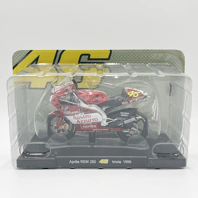 

1:18 Diecast Motorcycle Model Toy Aprilia RSW 250 lmola 1999 Replica For Collection