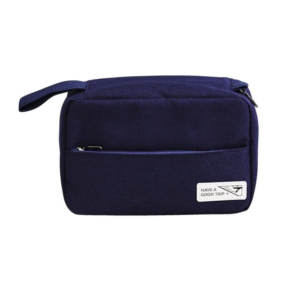 Bolsa cosmética suspensa de grande capacidade com gancho multifuncional bolsa de higiene pessoal para viagem armazenamento de cuidados com a pele bolsa de lavagem com gancho à prova d'água