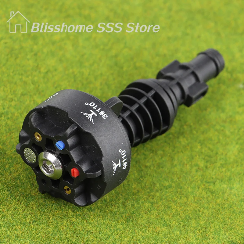 【S】1Pc 6 in1 Car Multi-functional High Pressure Cleaner Nozzle For Washbowl High Pressure Water Car Washing Accessories