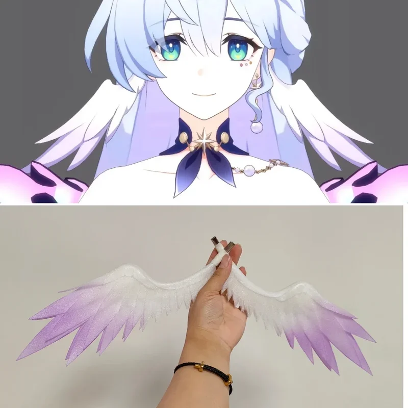 لعبة هونكاي ستار ريل أحدث الأحد كوسبلاي روبن كوسبلاي وينج غطاء الرأس السيد الأحد الدعامة ملابس لعب الأدوار في كرنفال الهالوين