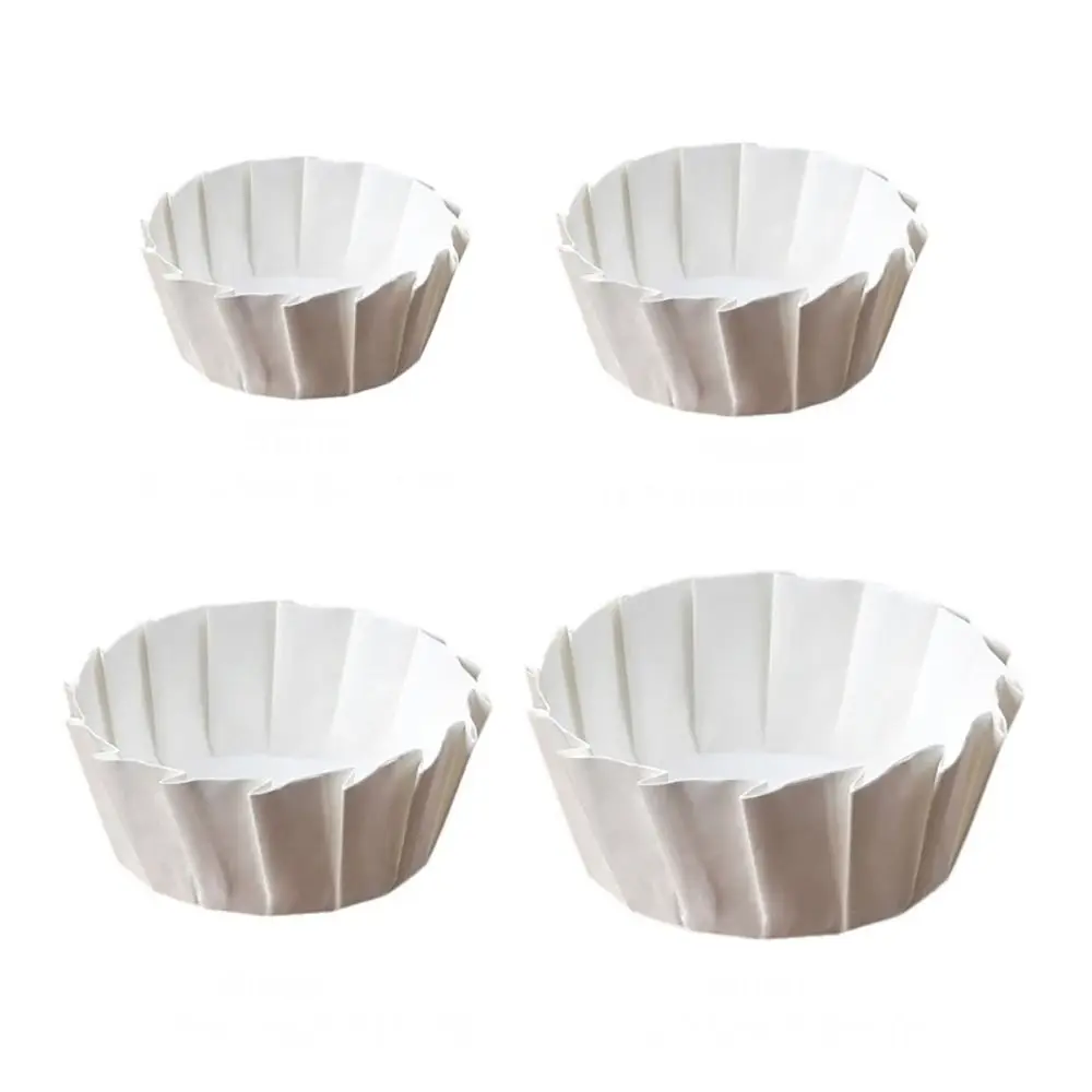 50Pcs Kitchen Use Baking Papers Cake Wrap Foldless Disposable Basques Cake Paper Oilproof 4/6/8inch Cupcake Liner