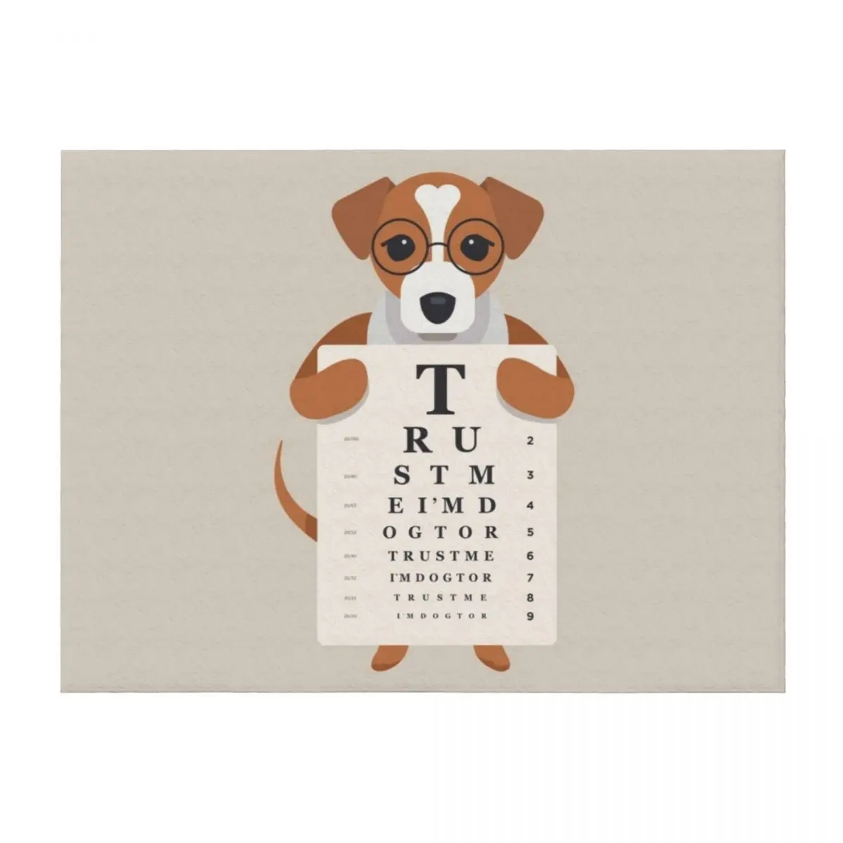 

Trust Me Im Dogtor The Eye Dogtor Throw Blanket Blankets For Baby Custom blankets and throws Beautifuls Blankets