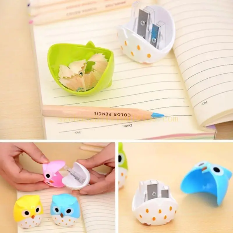 62KA Zabawny ołówek Crayon Sholec 2 Otwory Nagroda dla dzieci obecna dla szkoły biurowej