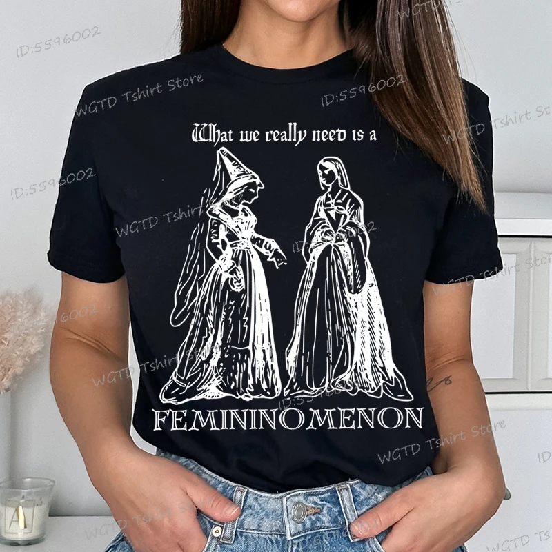 Renaissance Femininomenon Classic Tops Tees Vintage Chappell Roan Shirt Music Fans Gift Retro Graphic Cotton Oversized TShirt