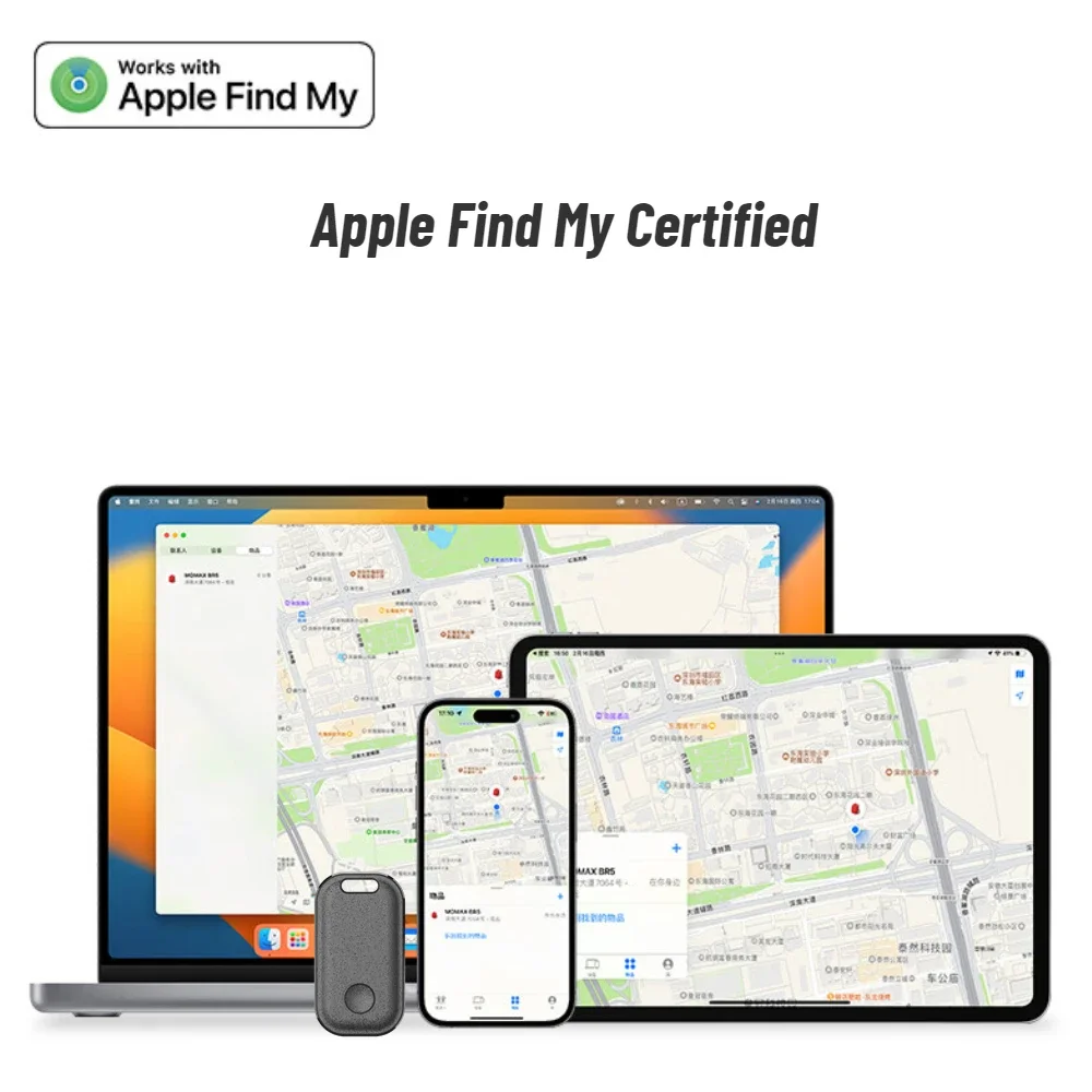 AIYATO Buscador de llaves Bluetooth funciona con Apple Find My Global Network Smart AirTag Tracker para sistema IOS Localizador de artículos para bolsas