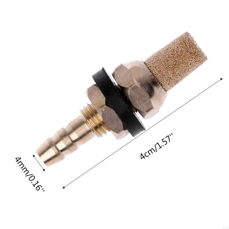 97QD AIR Stone Copper Bubbler Aquarium Fish Fish Fish Pumps Assories Accessories Resable Mineral Stones Diffuser 1.6 "الارتفاع