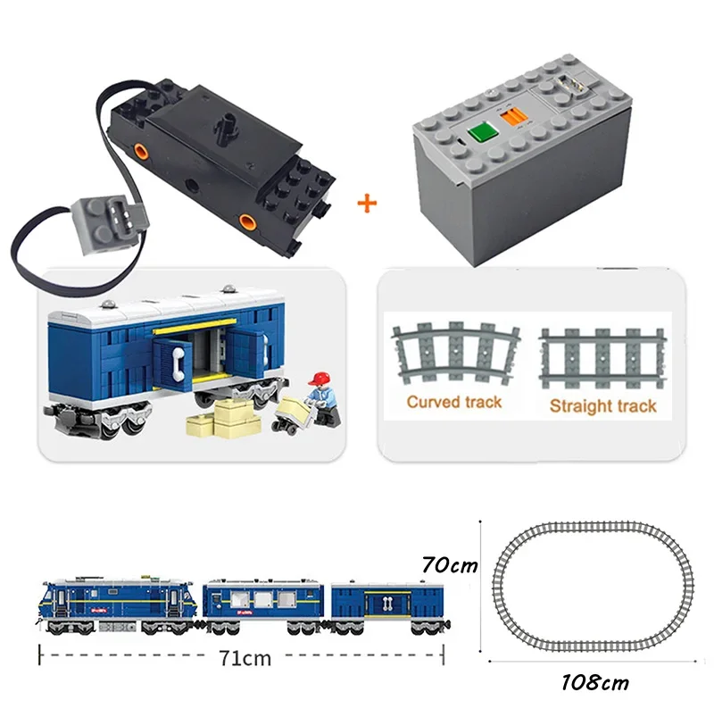 Juguetes tecnológicos DIY KAZI, nuevo tren urbano, función de potencia, bloques de construcción, ladrillos de alta tecnología para niños, Compatible con todas las marcas, tren ferroviario