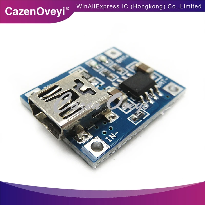 Mini interface TP4056 1A lithium battery special charging board Charging module Lithium battery charging Mini