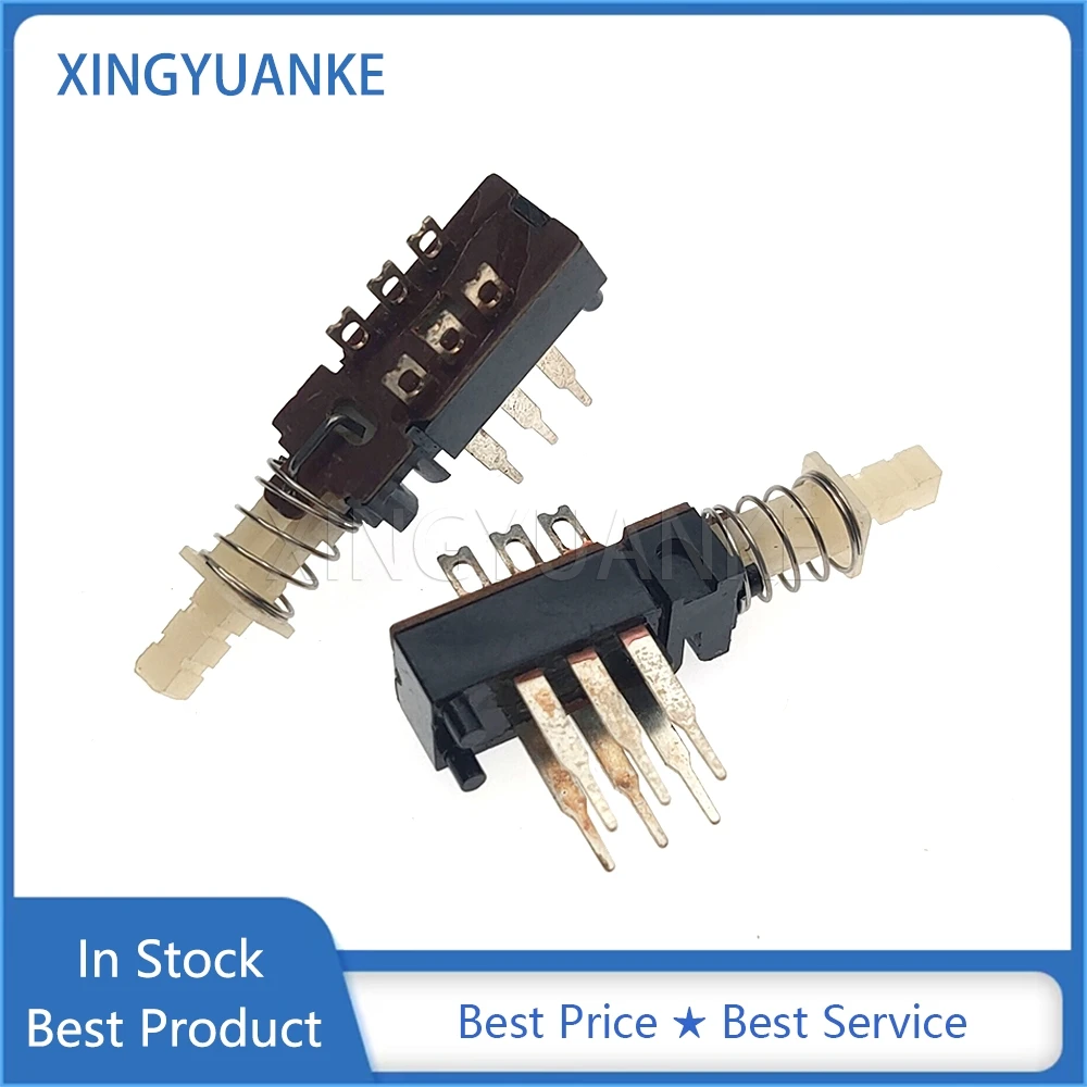 5PCS Self Locking Push Button Switch 2*3MM 6-Pin With Lock Long Feet Switching Power Switch