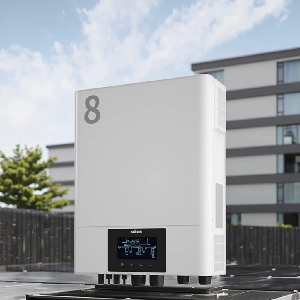 Factory Direct 8KW Hybrid Solar Inverter 48Vdc 120A MPPT 120V~450V PV Solar Inverter Battery 60Hz AC Single Inverter