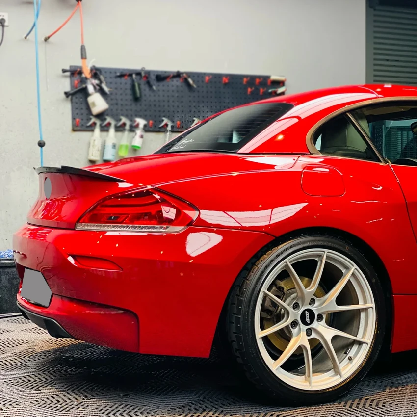 لسيارات BMW 2009-2016 Z4 E89 قابلة للتحويل كوبيه ألياف الكربون غطاء صندوق السيارة الخلفي أجنحة سبويلر للسيارة FRP ضبط الملحقات الخارجية