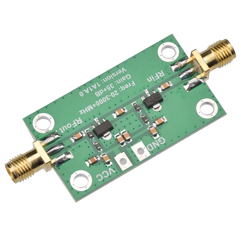 20-3000Mhz Rf Wideband Versterker Gain 40db Lage Ruis Versterker Lna Board Modules Dc 5V Voor Fm Hf Vhff/Uhf